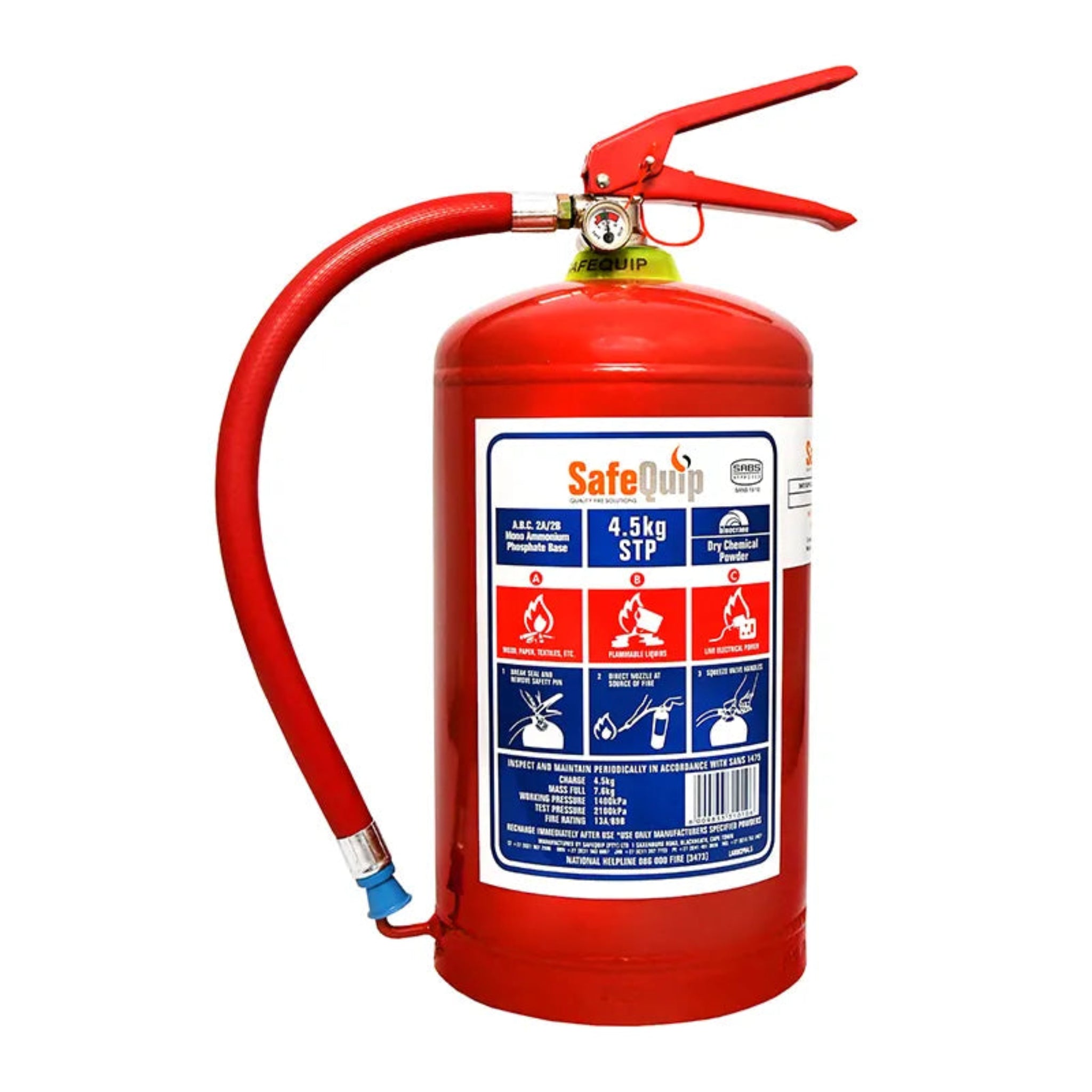 Fire Extinguisher 4.5kg DCP