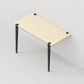 1200x 600 Study desk with 1 leg fitted