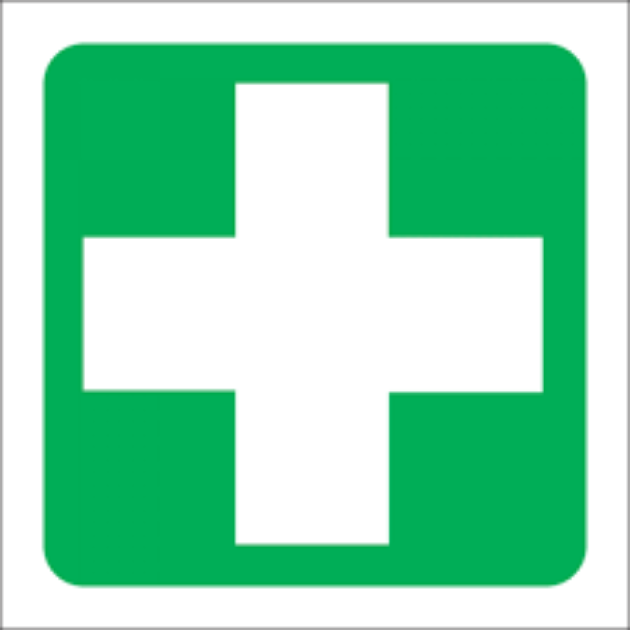 First Aid Kit Equipment Sign 190x190