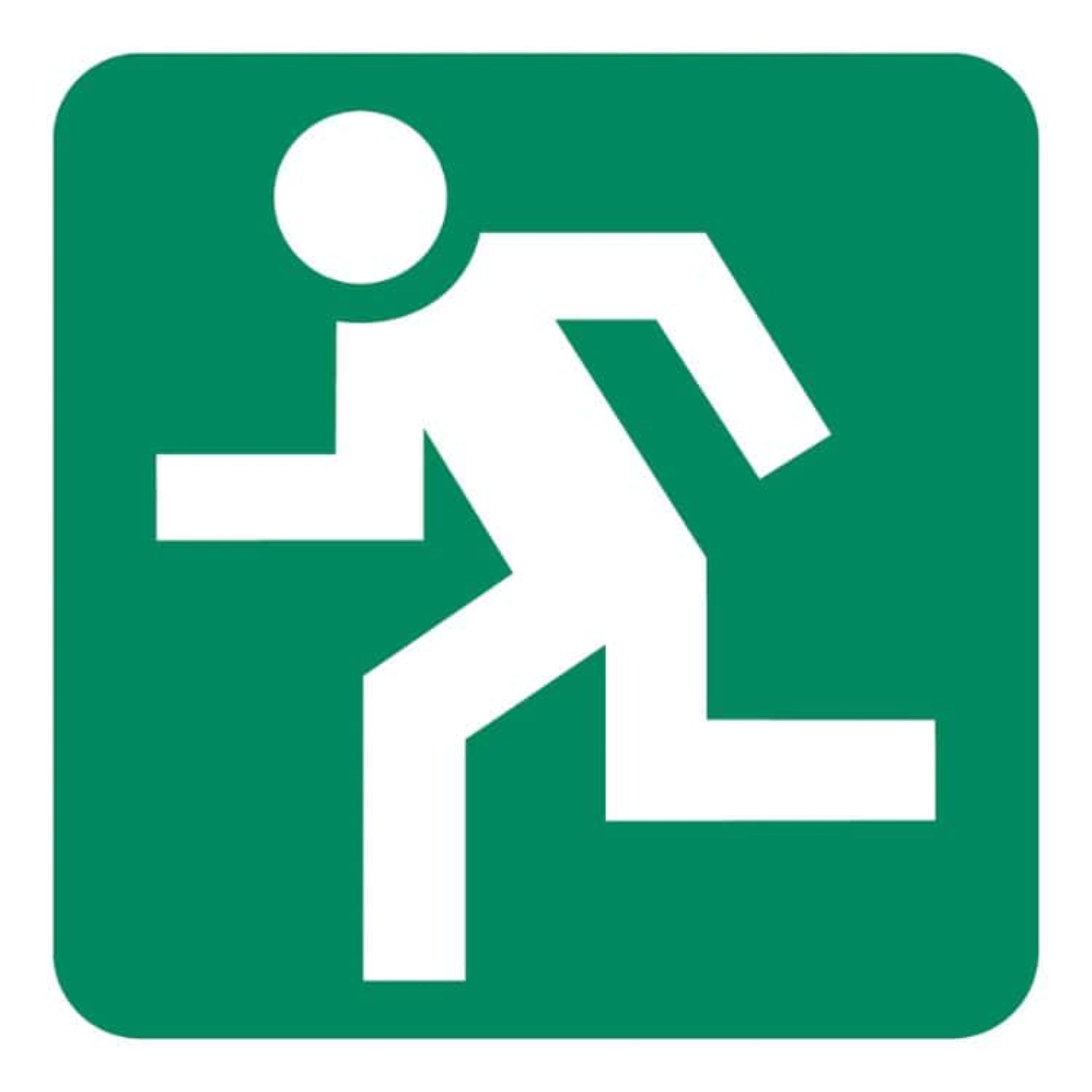 Run Man Sign 190x190