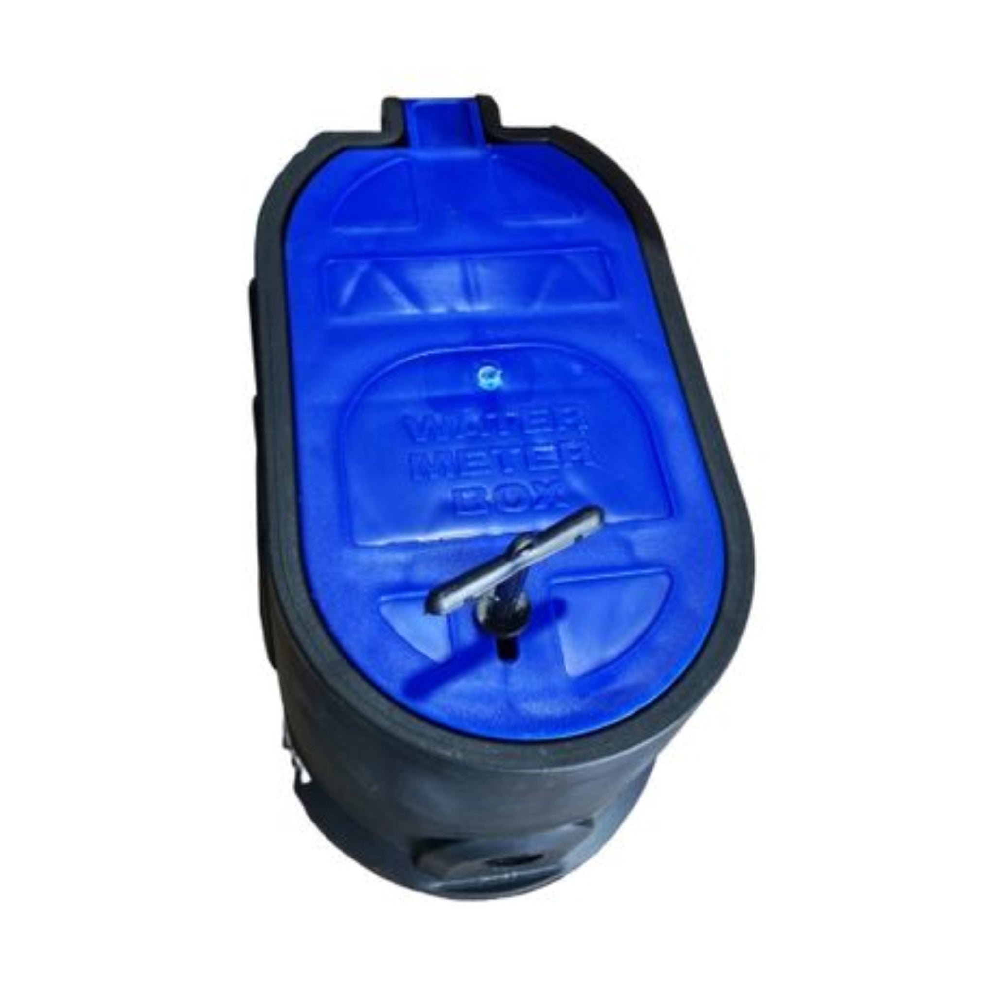 Plastic water meter box only (Blue lid)