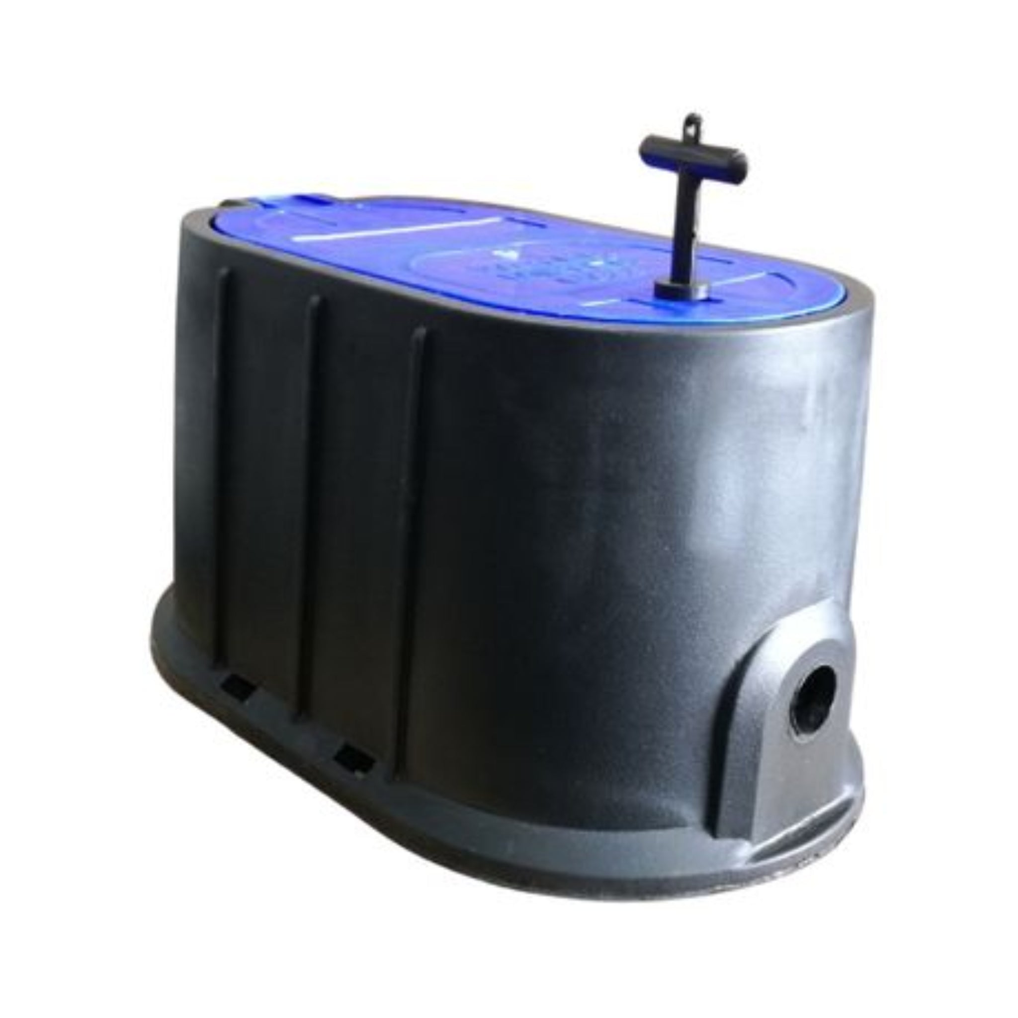 Plastic water meter box only (Blue lid)