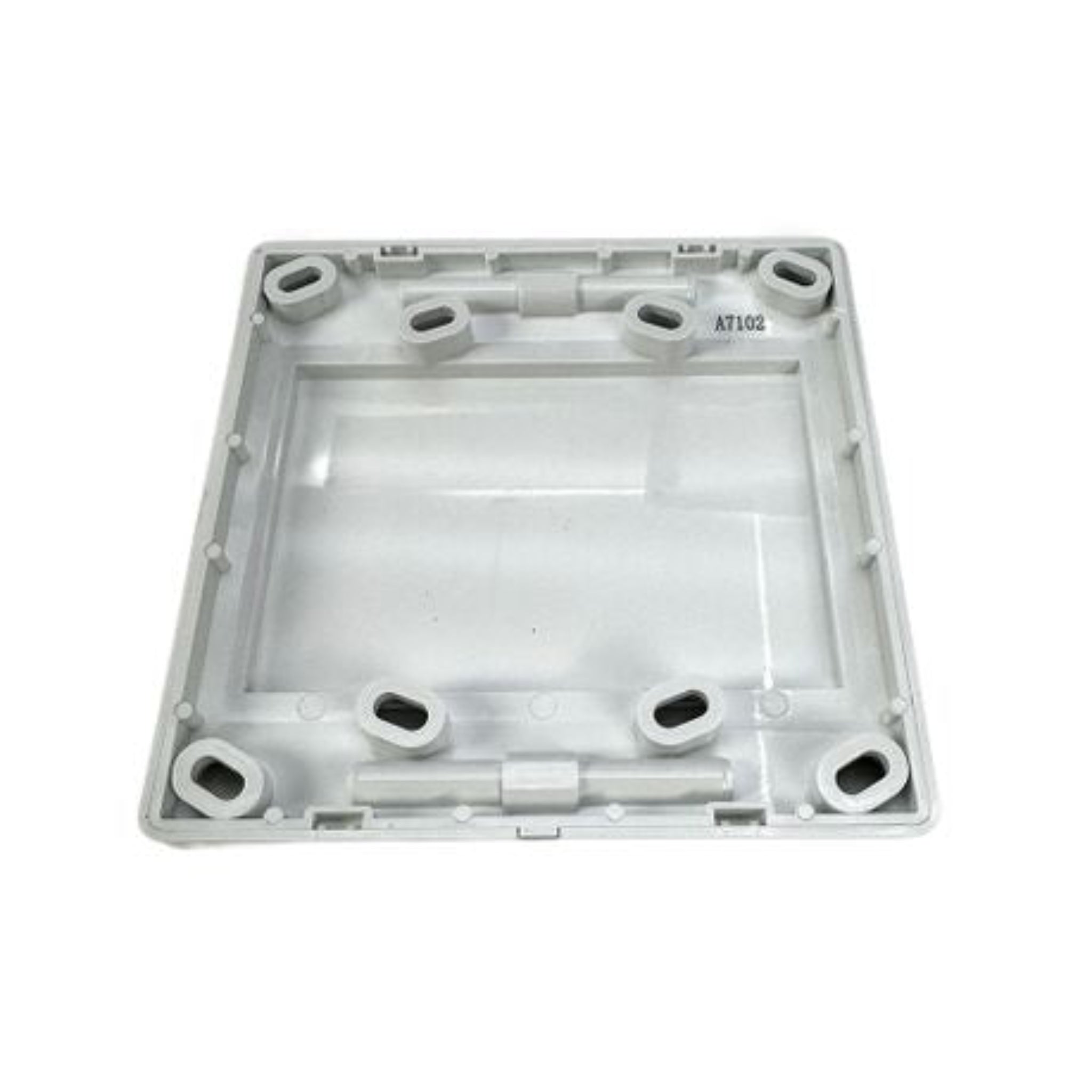 CBI - White Blank Cover Plate 4×4